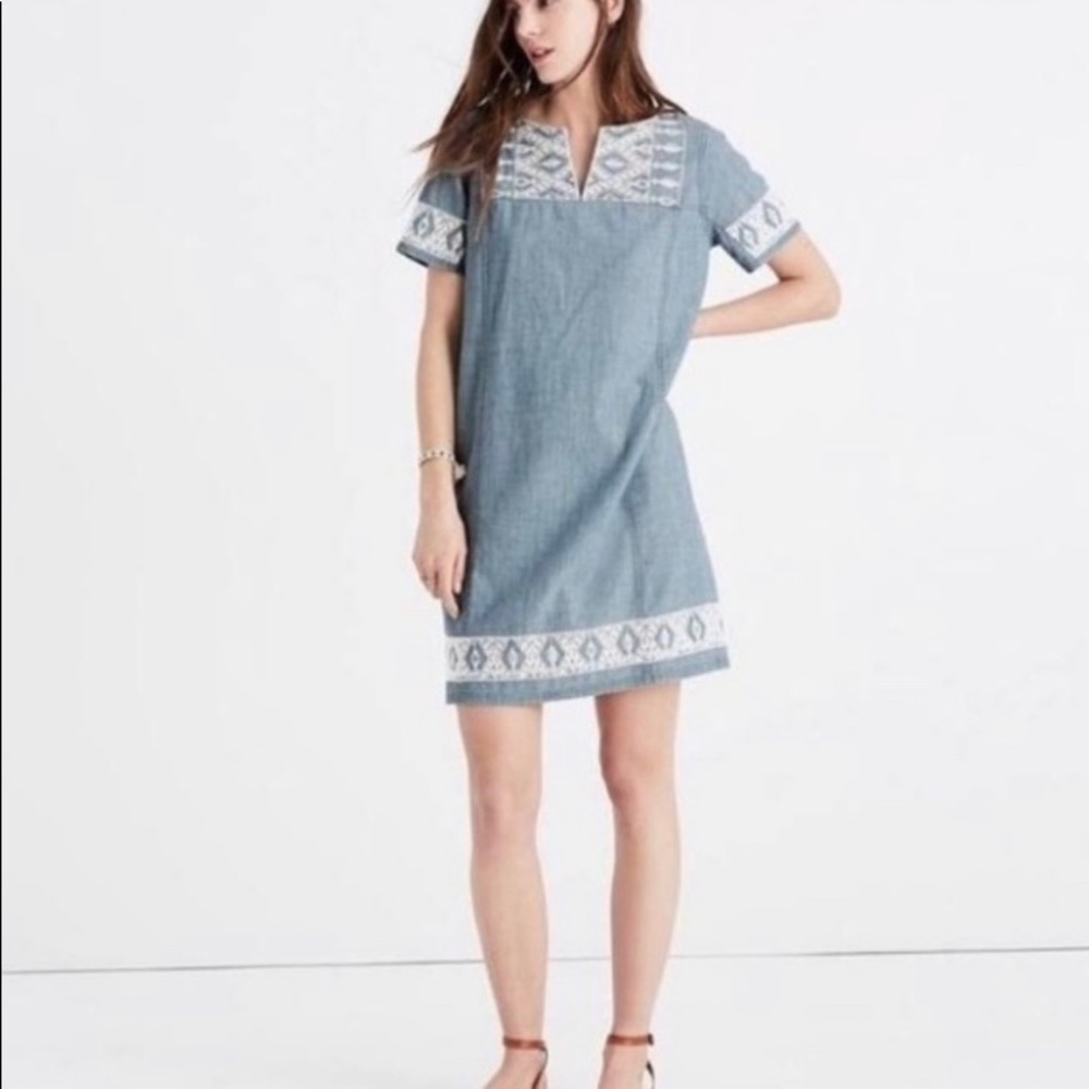Madewell Chambray Tunic Dress